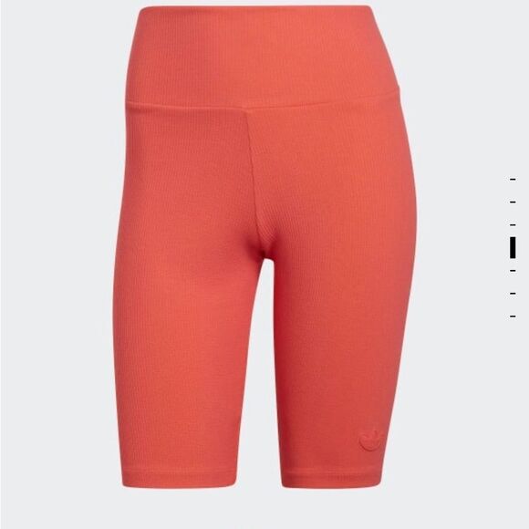 ADIDAS TWO RIB HIGH RISE TIGHT SHORTS XS NWT - Picture 5 of 9